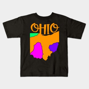 USA state: ohio Kids T-Shirt